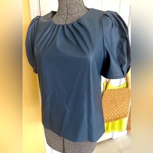 New Tonya Taylor grey blue open back top 10